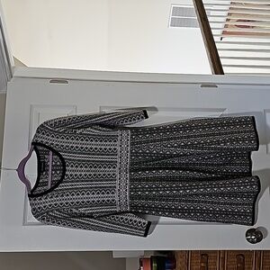 Black and White sweater dress